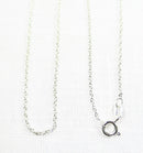 24" Fine Silver Cable Chain | Chains & Neck Cords