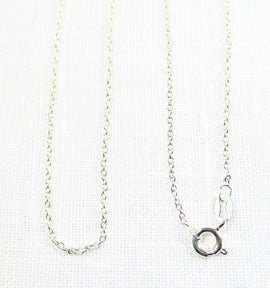 24" Fine Silver Cable Chain | Chains & Neck Cords
