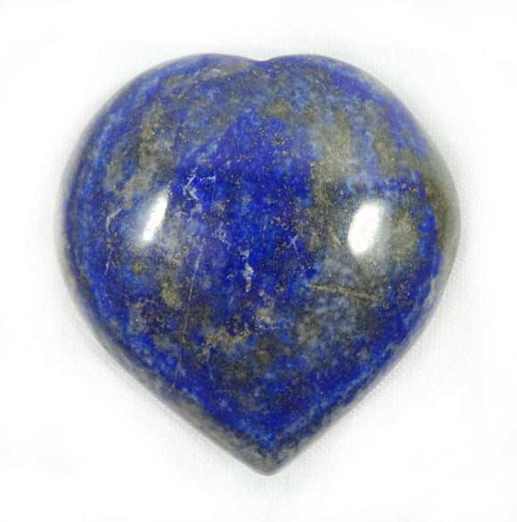 Lapis Lazuli Heart (Large) | Crystal Carvings | Polished Crystal Hearts