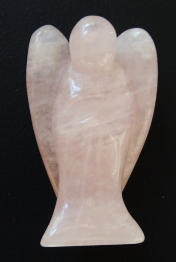 Rose Quartz Angel (M) REDUCED | Crystal Carvings | Crystal Angels