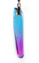 Blue and Magenta Quartz Point Pendant | Crystal Jewellery | Point Pendants