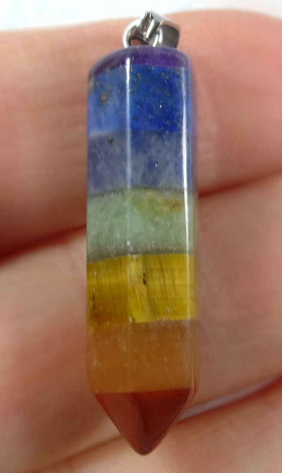 Chakra Point Pendant | Crystal Jewellery | Point Pendants