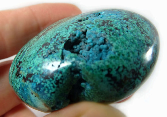 Chrysocolla Malachite Heart | Crystal Carvings | Polished Crystal Hearts