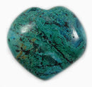 Chrysocolla Malachite Heart | Crystal Carvings | Polished Crystal Hearts