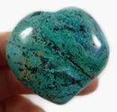 Chrysocolla Malachite Heart | Crystal Carvings | Polished Crystal Hearts
