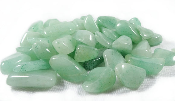 Green Aventurine Chips (X3) | Cut & Polished Crystals | Polished Crystal Tumble Stones