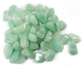 Green Aventurine Chips (X3) | Cut & Polished Crystals | Polished Crystal Tumble Stones
