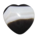 Agate Heart (Small) | Crystal Carvings | Polished Crystal Hearts
