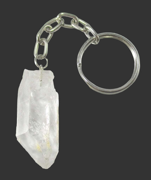 Rough Quartz Point Keyring | Others | Keyrings & Clip-On Crystals
