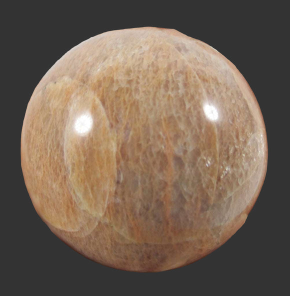 Shaded Moonstone Sphere | Crystal Carvings | Polished Crystal Spheres
