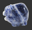 Sodalite Healing Crystal Pig (Small) | Crystal Carvings | Carved Crystal Animals