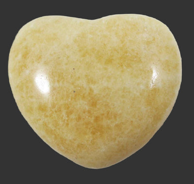 Orange Calcite Heart | Crystal Carvings | Polished Crystal Hearts