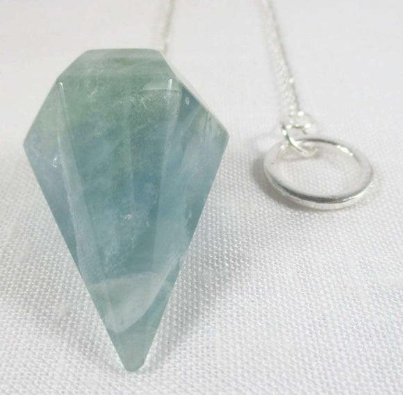 Green Fluorite Chunky Pendulum | Dowsing | Pendulums for dowsing
