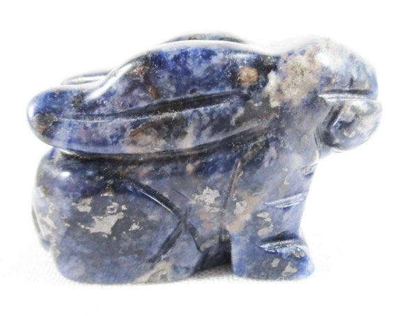 Sodalite Rabbit | Crystal Carvings | Carved Crystal Animals