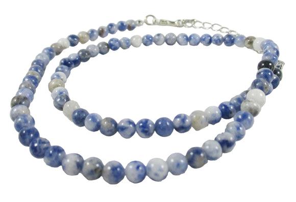 Sodalite Small Bead Necklace 16" | Crystal Jewellery | Crystal Necklaces