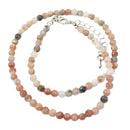 Rhodonite Small Bead Choker Necklace/Bracelet 15" | Crystal Jewellery | Crystal Necklaces