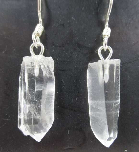 Quartz Point Earrings | Crystal Jewellery | Gemstone Earrings