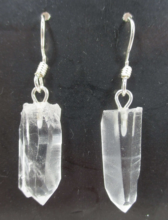 Quartz Point Earrings | Crystal Jewellery | Gemstone Earrings
