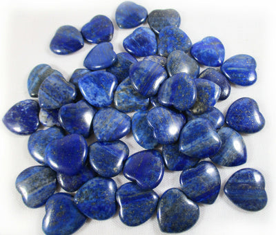 Lapis Lazuli Mini Heart (x1) | Crystal Carvings | Polished Crystal Hearts