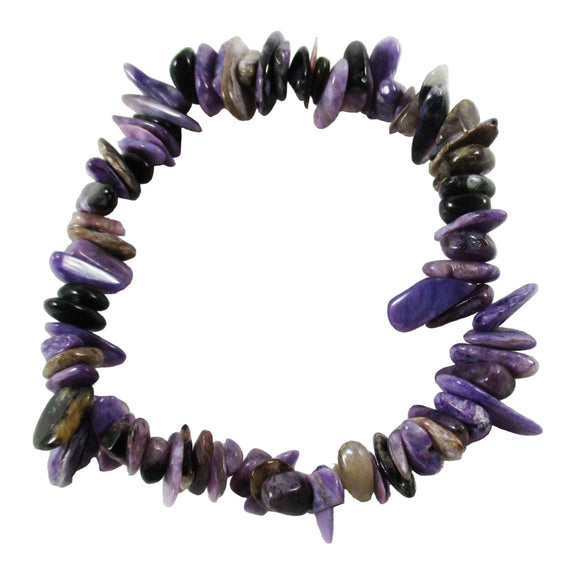 Charoite Chip Bracelet | Crystal Jewellery | Gemstone Bracelets