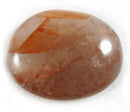 Fire Quartz Palm Pebble REDUCED | Cut & Polished Crystals | Polished Crystal Palm Stones