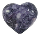 Lepidolite Heart (Large) | Crystal Carvings | Polished Crystal Hearts