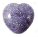 Lepidolite Heart (Small) | Crystal Carvings | Polished Crystal Hearts