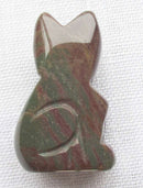 Mookaite Jasper Cat | Crystal Carvings | Carved Crystal Animals