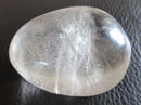 Clear Quartz Pebble. | Cut & Polished Crystals | Polished Crystal Palm Stones