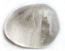 Clear Quartz Pebble. | Cut & Polished Crystals | Polished Crystal Palm Stones