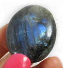Labradorite Pebble | Cut & Polished Crystals | Polished Crystal Palm Stones