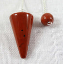 Red Jasper Pendulum | Dowsing | Pendulums for dowsing