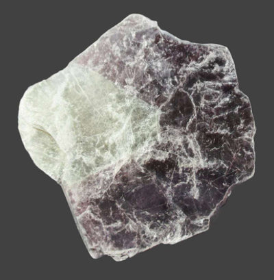 Lepidolite Mica Slice Section | Natural Crystals | Raw Crystal Chunks