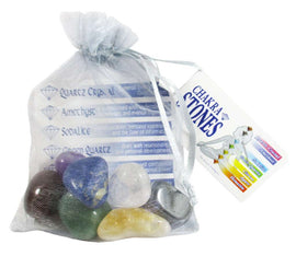 Chakra Stones Set | Cut & Polished Crystals | Polished Crystal Tumble Stones