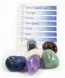 Chakra Stones Set | Cut & Polished Crystals | Polished Crystal Tumble Stones