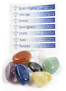 Chakra Stones Set | Cut & Polished Crystals | Polished Crystal Tumble Stones