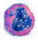 Blue and Orange Aura Quartz Geode (S/M) | Natural Crystals | Crystal Geodes