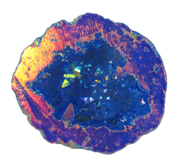 Blue Aura Quartz Geode (S/M) | Natural Crystals | Crystal Geodes
