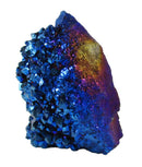 Indigo Blue Aura Quartz Rough Cluster | Natural Crystals | Natural Crystal Clusters