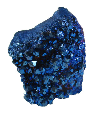 Indigo Blue Aura Quartz Rough Cluster | Natural Crystals | Natural Crystal Clusters