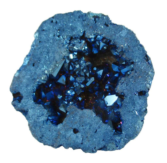 Blue Aura Quartz Geode (S/M) | Natural Crystals | Crystal Geodes