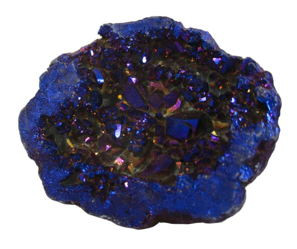 Violet Aura Quartz Geode (S/M) | Natural Crystals | Crystal Geodes