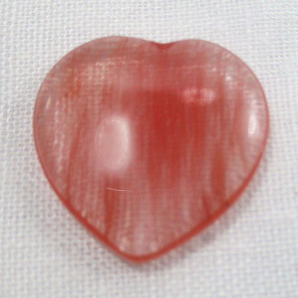 Mini Fire Quartz Heart | Crystal Carvings | Polished Crystal Hearts