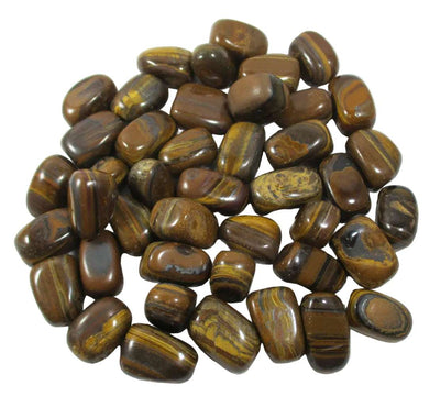 Tiger Iron Healing Crystal Tumble Stones (x3) B Grade | Cut & Polished Crystals | Polished Crystal Tumble Stones