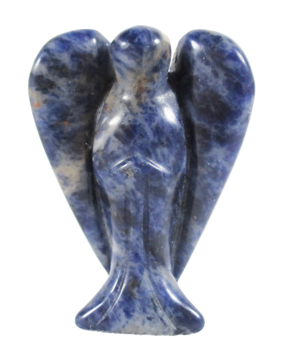 Sodalite Guardian Angel (Medium) | Crystal Carvings | Crystal Angels