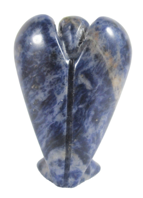 Sodalite Guardian Angel (Medium) | Crystal Carvings | Crystal Angels