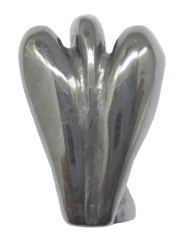 Haematite Angel (Small) | Crystal Carvings | Crystal Angels