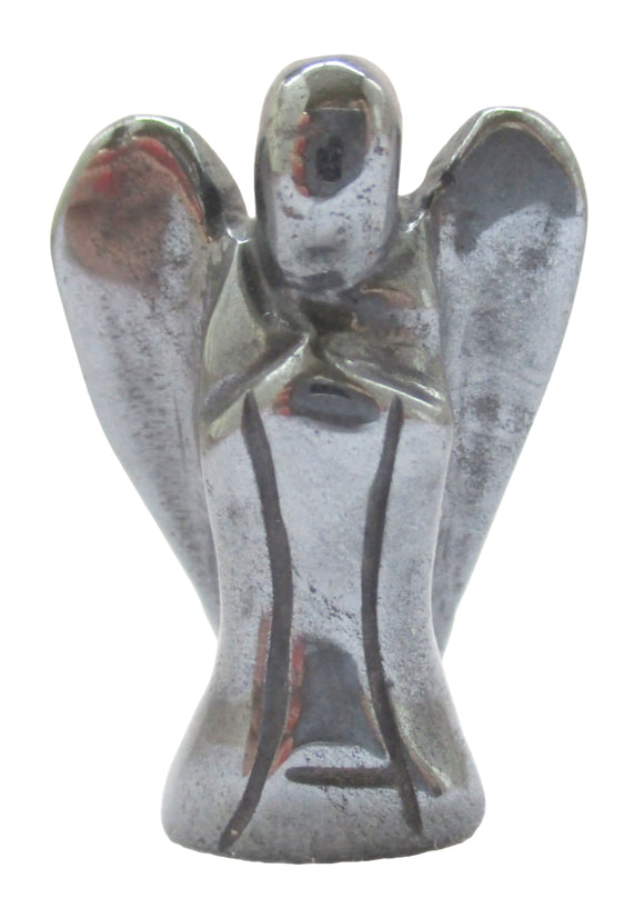 Haematite Angel (Small) | Crystal Carvings | Crystal Angels