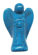 Blue Howlite Angel (Small) | Crystal Carvings | Crystal Angels
