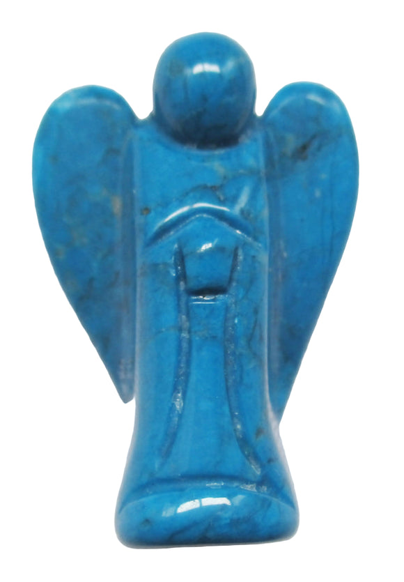 Blue Howlite Angel (Small) | Crystal Carvings | Crystal Angels